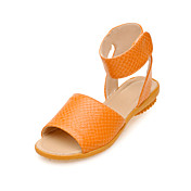 Stylish Leatherette Flat Heel Sandals With Buckle Party / Evening Shoes (More Colors)