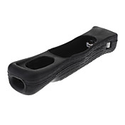 Adaptador MotionPlus + manga de silicona para Wii / Wii U remoto (Negro)