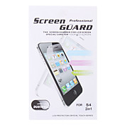 2x despejan el protector de la pantalla frontal y trasera para Samsung i9500 Galaxy S4