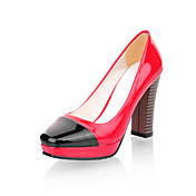 Fashion Patent Leather Chunky Heel Pumps Party / Evening Shoes(More Colors)