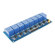 Eight circuit with optocoupler relay module