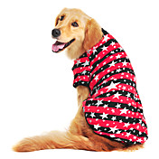 Star and Stripe Pattern Big Dogs T-Shirt for Dogs (S-XL)