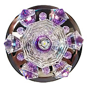 1W Stylish Led Flush Mount DYC015 in Floral Crystal Design for Porch/Corridor/Aisle