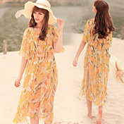 Vrouwen Bohemen bloemenprint Maxi Dress