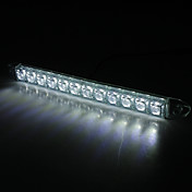 8000K-8500K Red 12 LED de coches iluminados con luces de circulación diurna (2 piezas)