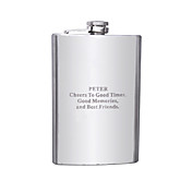 personalizado de acero inoxidable 9-oz matraz