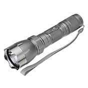 UltraFire KF-T60 Cree XML-T6 5-Mode-LED-Taschenlampe mit Streik Lünette (800LM, 1x18650, Silber)