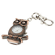16GB 2 in 1 Owl Schlüsselbund Uhr Shaped USB 2.0 Flash Drive U Disk Memory Stick USB-Laufwerk (braun)