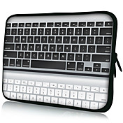 Patrón Material Nylon Case "Keyboard" Waterproof manga de 11 "/ 13" / 15 "Laptop y Tablet