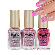 3PCS Gradient uñas Polvos Brillo Suit (6 ml)