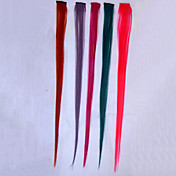 Chaleur perruque résistants 60cm Extensions de cheveux colorés (1 pièce)