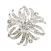Stylish Alloy With Rhinestones Women's Brooch