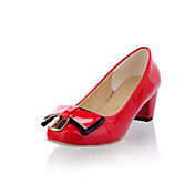 Mode cuir talon Chunky fermé orteils avec bowknot partie / chaussures de soirée (plus de couleurs)