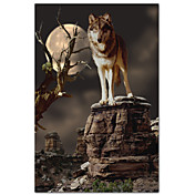 Printed Art Animal Moonlighter by Gordon Semmens