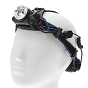 T6 Rechargeable Focus Adjustable Zoom 3-Mode Cree XM-L T6 LED Headlamp (1000LM, 2x18650)
