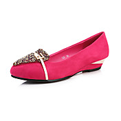 Stylish Leather Low Heel Closed Toe With Rhinestone Party / Evening Shoes (More Colors)