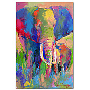 Printed Art Animal Elephant 1 by Richard Wallich