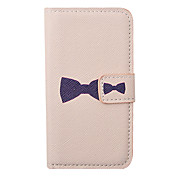 Мультфильм Bowknot Pattern Кожа Жесткий чехол для iPhone 4/4S