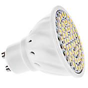 GU10 3W 60x3528SMD 120-150LM 3000-3500K Warm White Light LED Spot Bulb (110/220V)