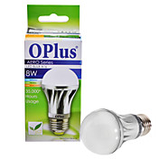 Oplus® E27 8W 580-620LM 3000-3500K Warm White Light LED Ball Bulb (85-265V, 50/60Hz)