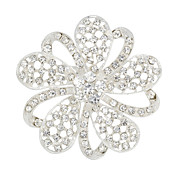 Elegant Alloy With Rhinestones Women's Brooch
