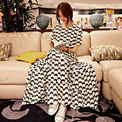 Women's Scaly Print Maxi Dress