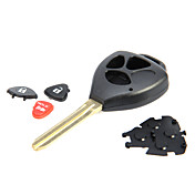 3-Button Remote Key Casing for Toyota