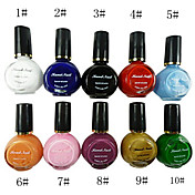 10 colores puros colores uv gel de construcción nail art 10 ml