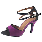 Femininos personalizados Suede Alto tira no tornozelo Latino / Ballroom Sapatos de dança (mais cores)