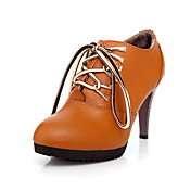 Stylish Leatherette Stiletto Heel Laced-Up Ankle Boots Party/Evening Shoes(More Colors)
