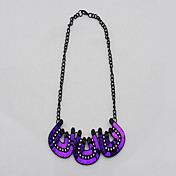 Charming Alloy with sequin Necklace More Colors