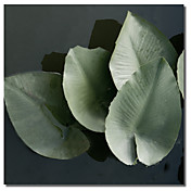 Printed Canvas Art Botanical Lilies In A Grouping by Harold Silverman: Foliage & Greenery with Stretched Frame