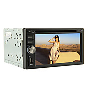 6,2 tommers 2DIN bil dvd spiller (gps, tv, RDS, ipod)