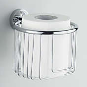 Baño Estante multipropósito Brass Bathroom Tissue Portarrollos