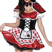 Cute Little Red Riding Hood Polyester Pirate Costume (2 Pieces)