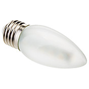 E27 2.5W 145-180LM 16x5050SMD 2800-3200K Láctea Capa Warm White LED Light Bulb Candle (220-250V)
