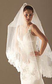 1 Layer Chapel Length Wedding Veil 270cm length