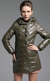 ts bouton enfoncé puffer parka (3 couleurs)