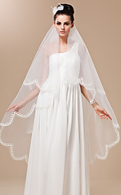 Gorgeous 1 Layer Waltz Length Wedding Veil