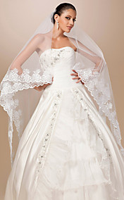1 Layer Cathedral Length Wedding Veil