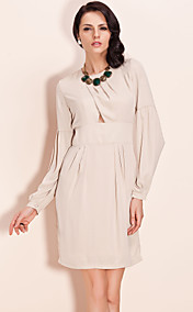 TS Bubble Sleeve Cut Out Dress
