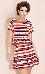 TS Bird Striped Dress