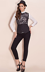 TS Lace Layered Vest