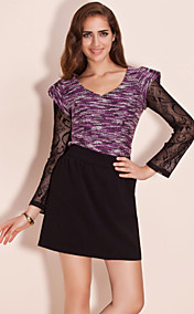 TS Color Block Print Sweater