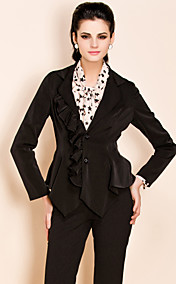 TS Ruffle Slim Blazer