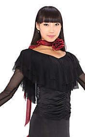 Dancewear Viscose en Tulle Modern Dance Tops voor dames