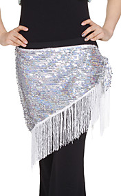 ropa de baile de lentejuelas bufanda con flecos rendimiento cadera vientre para las damas mas colores