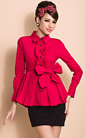 ts volantes plisados ​​camisa blusa (dos colores)