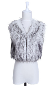 Fur Casual / Festa Vest Faux collarless
