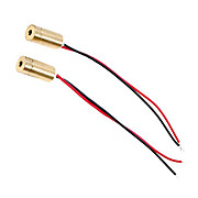  Genuine New Wish 5mW Red Laser Module (5V 2-Pack)